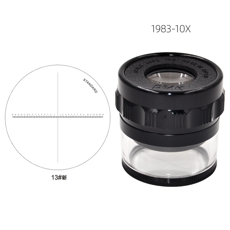 Original PEAK 1983-10X Scale Loupe 10x Portable Magnifier With Standard Scale