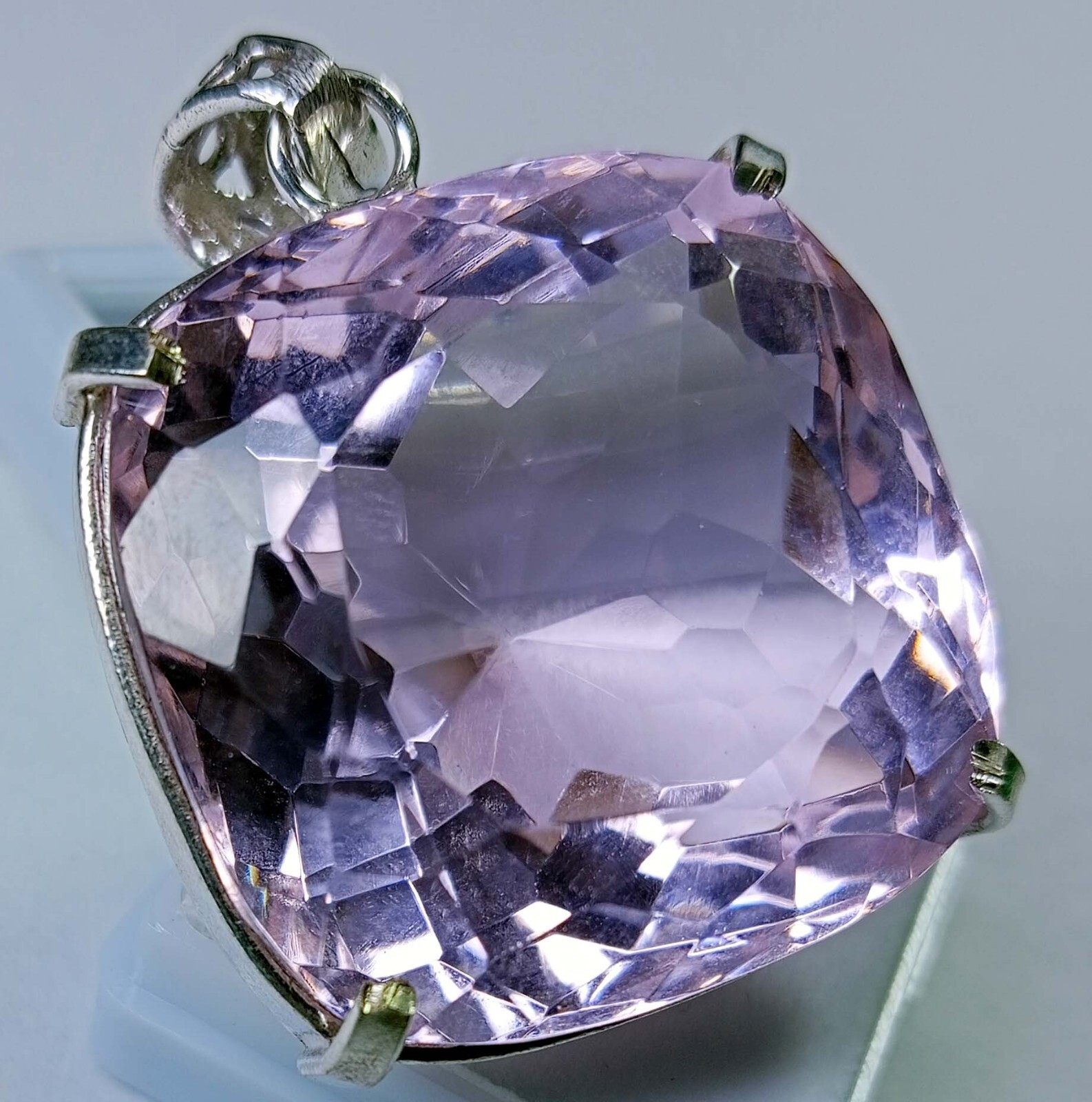 Pendant Pink Topaz Cushion Cut 135.80 Ct Natural Gemstone EGL Certified PD060