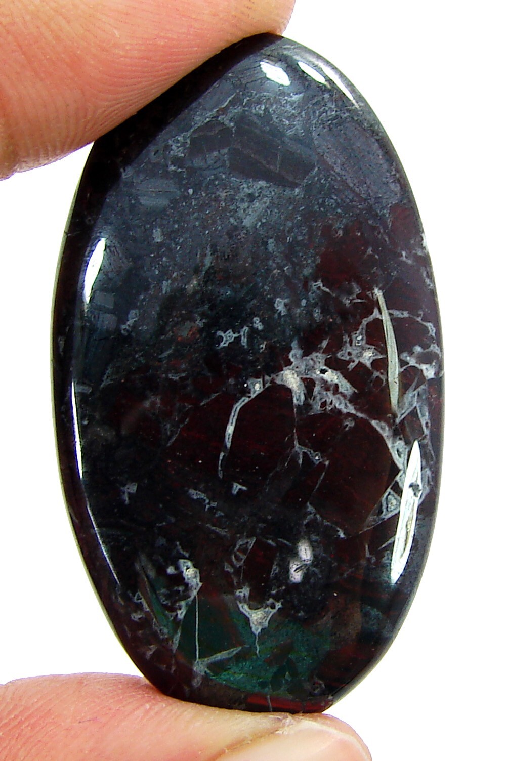 57.55 Ct Natural Rainbow Jasper Loose Gemstone Cabochon Wire Wrap Stone – 1440