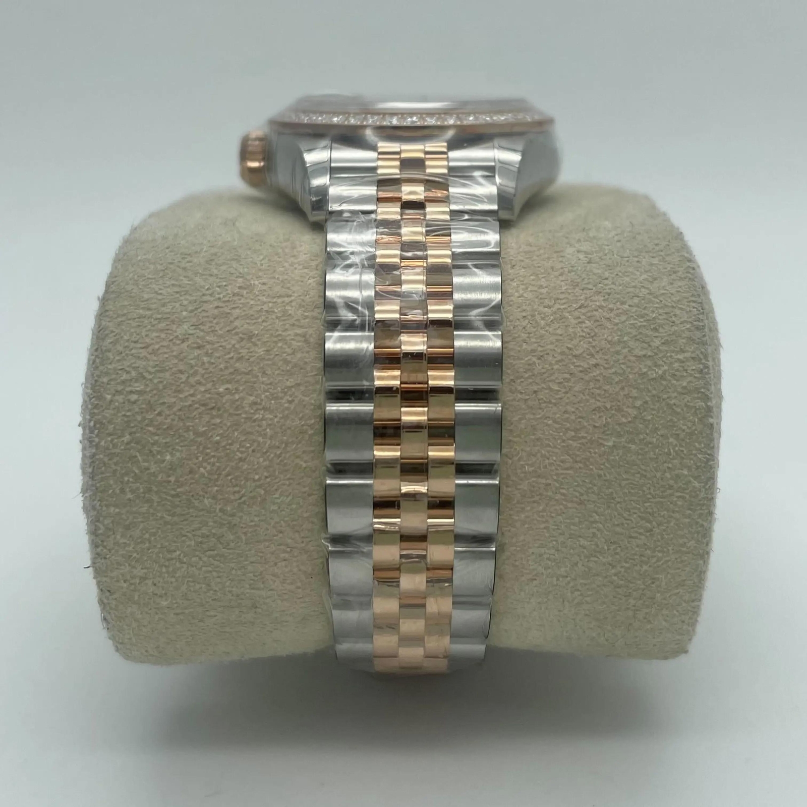 2023 New Rolex 279381RBR 28mm Aubergine Diamond Dial Lady Rose Gold Steel Watch