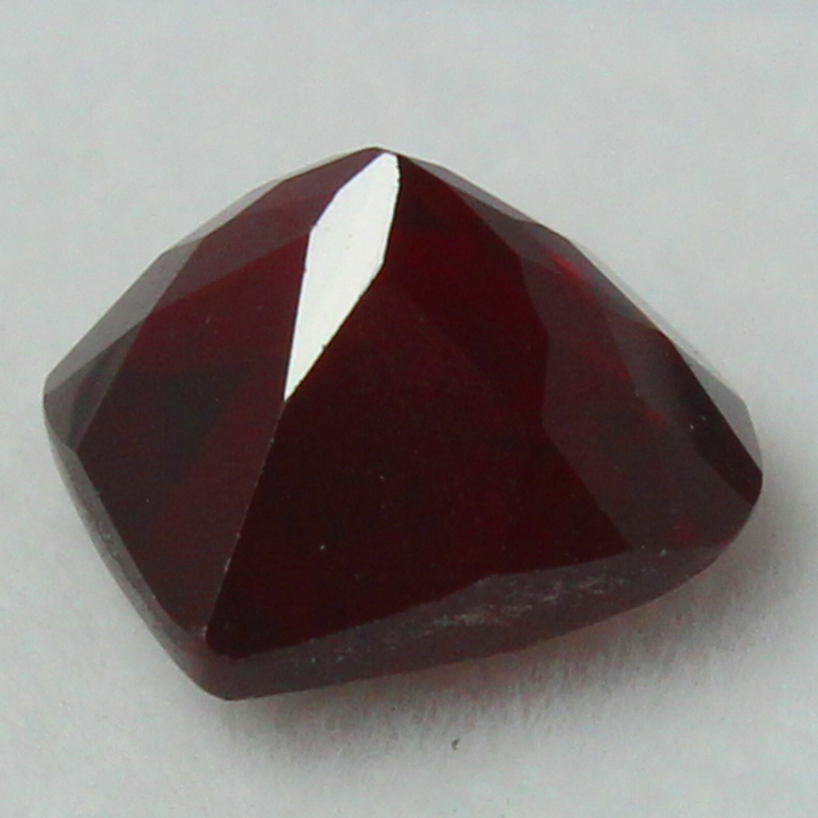 6.50 Ct Natural Certified Mogok Deep Red Ruby 11×10 mm Pear Unheated Loose Gems