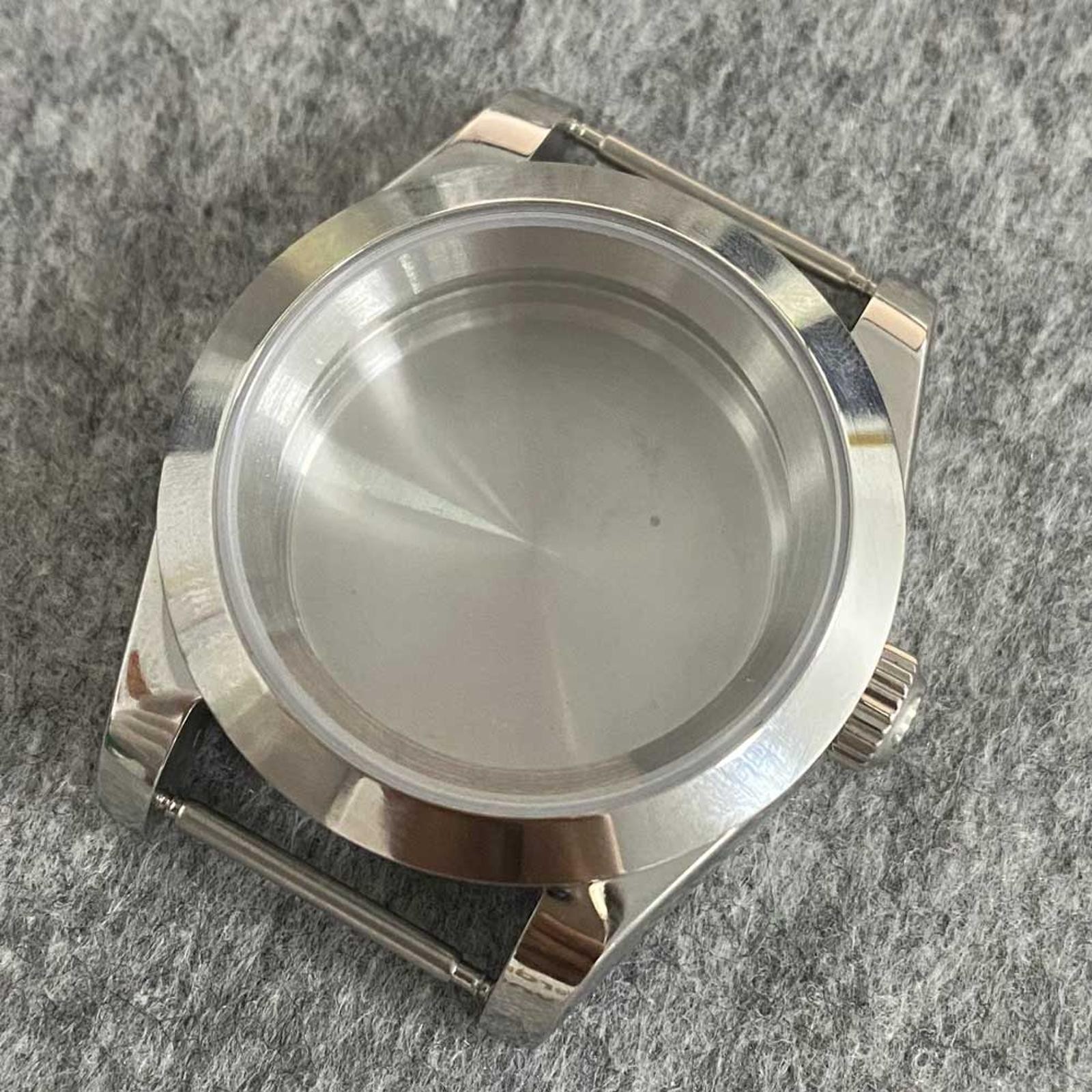 39mm 5ATM Life Waterproof Sapphire Glass Steel Watch Case For Seiko NH35 NH36 E