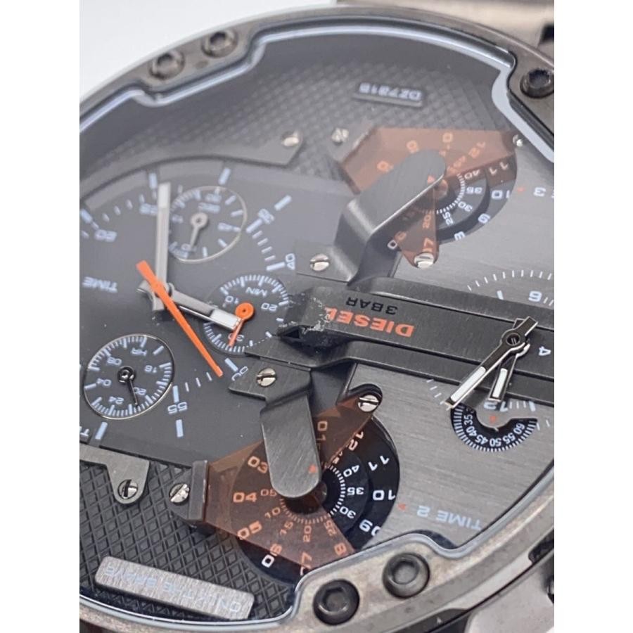 DIESEL DZ-7315 Case Size 6.7 ×6.6cm Wrist Size 17.5cm Used Watch #51119
