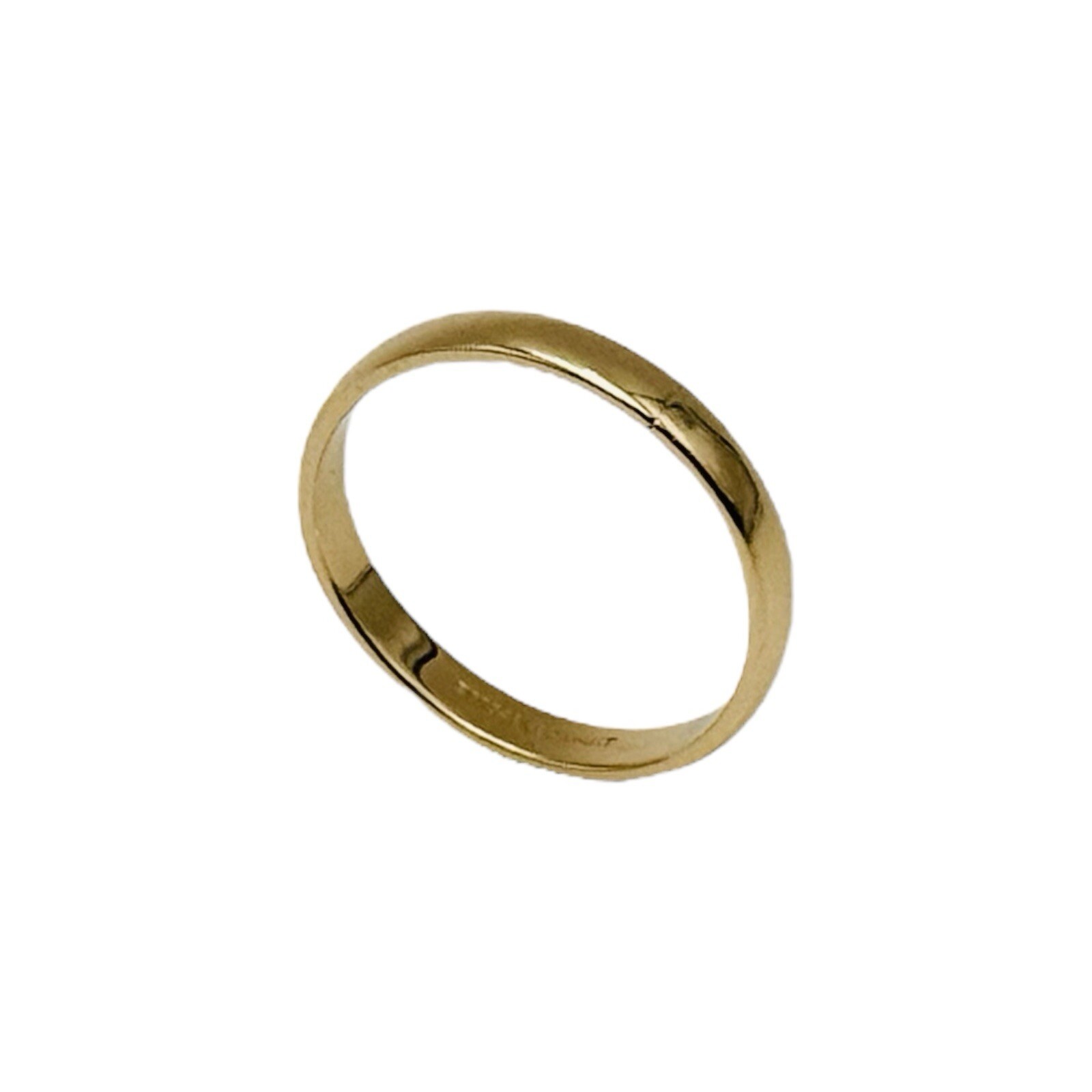 Vintage 14k Yellow Gold Artcarved Wedding Band Ring 1.3g Size 6