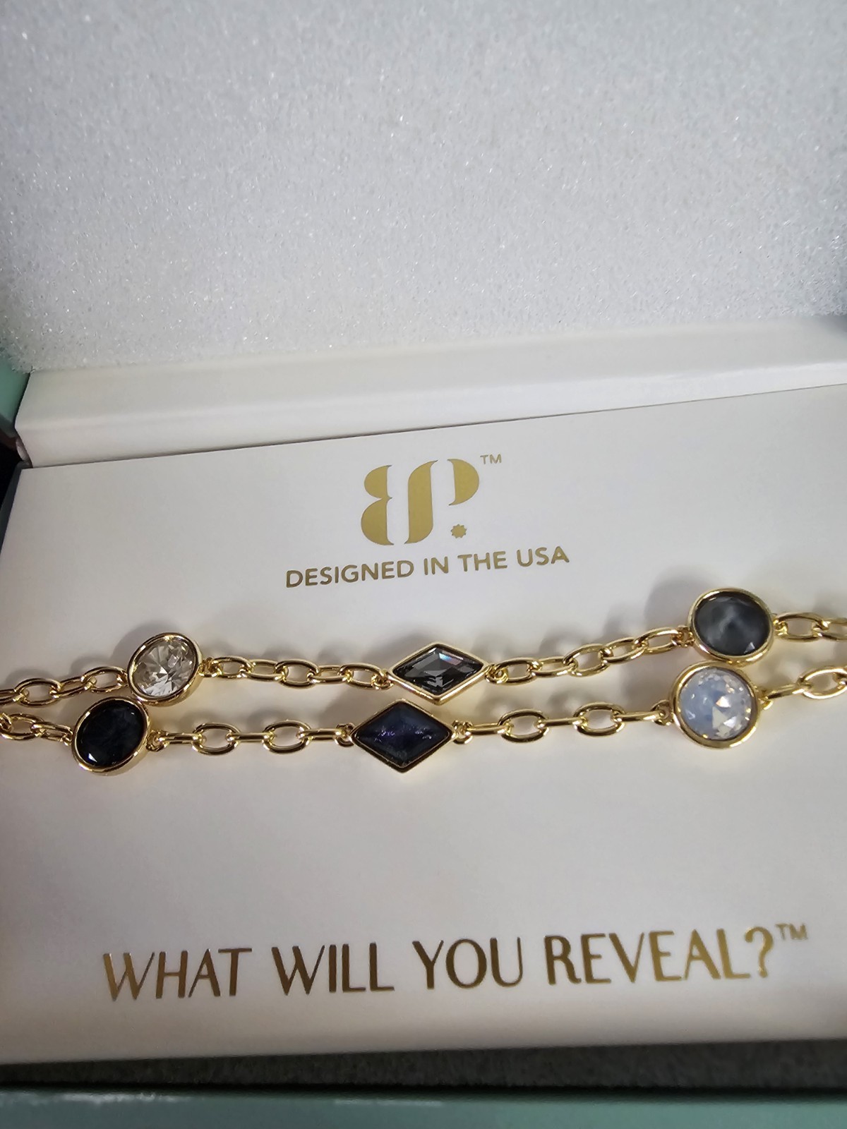 Bomb Party Jewel Candy “En Route” Monaco Moments On Gold Bracelet BR87144