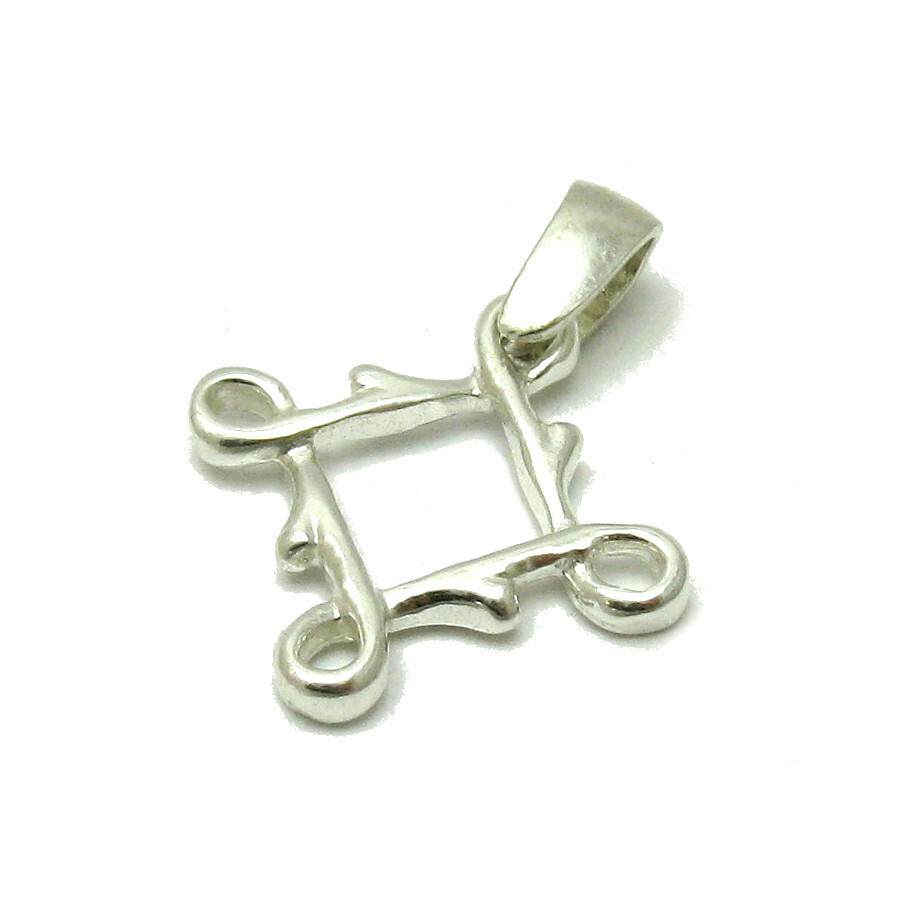 Extravagant Sterling Silver Pendant Genuine Stamped Solid 925 Handmade Empress