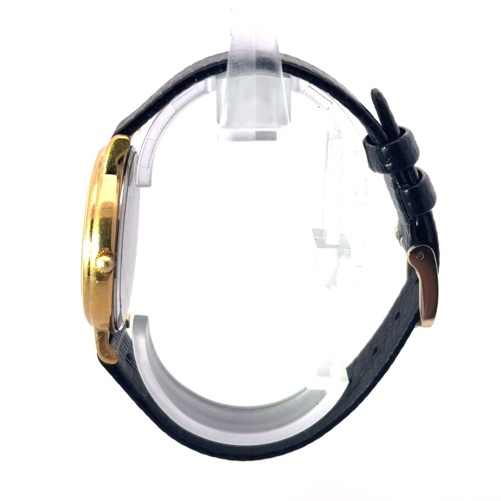 Vintage Movado ESQ Quartz 87-06-885 K Stainless Steel Cream Dial Wristwatch 33mm