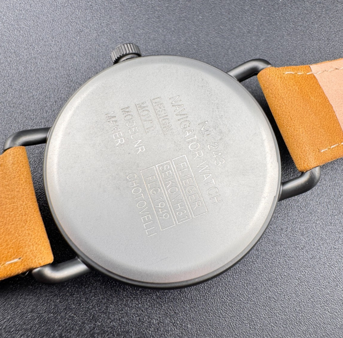 CHOTOVELLI Tipo 2 Navigator Pilot – 43mm – Mecha quartz