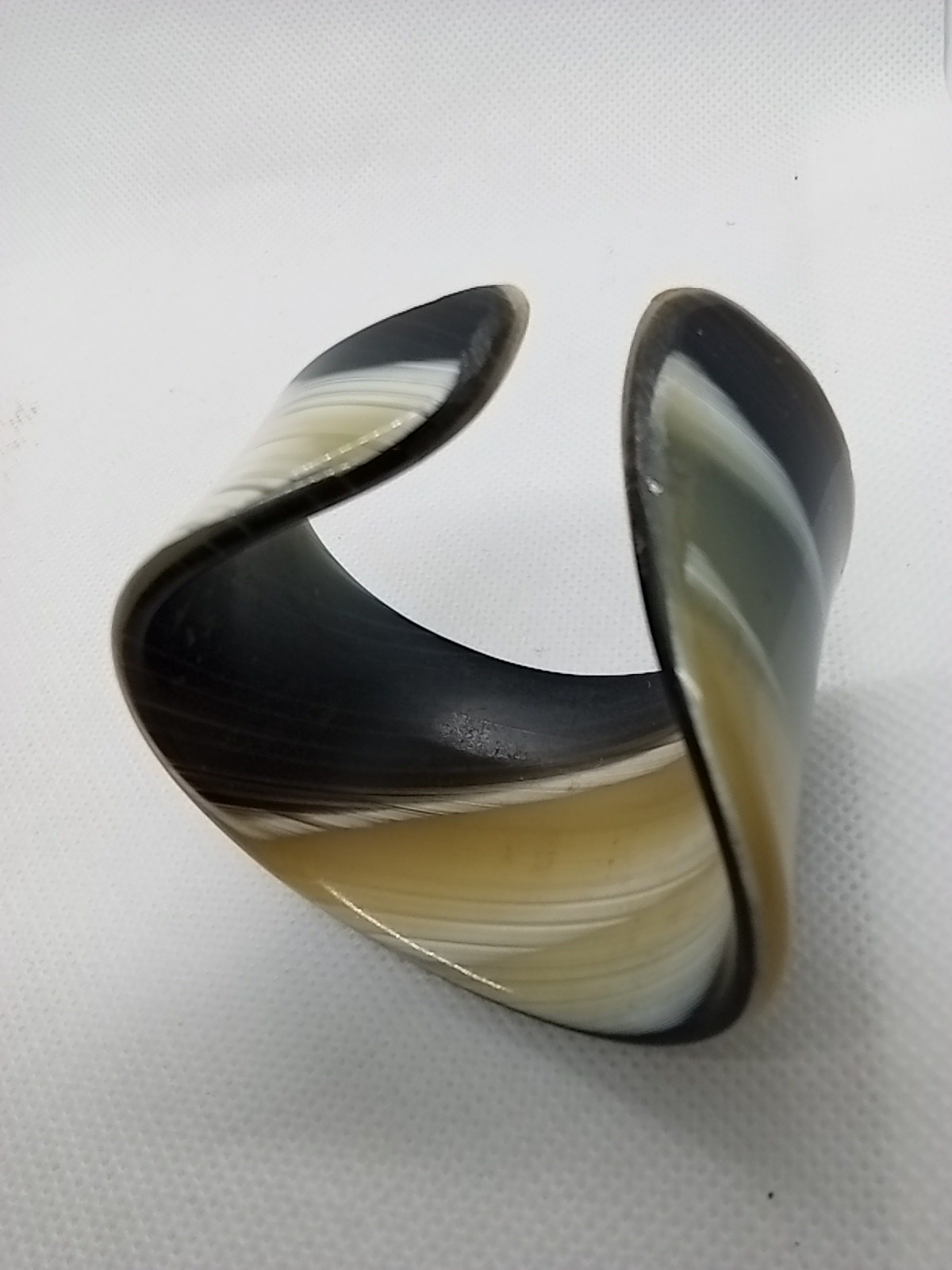 Cuff Bracelet Yellow Gray Black White