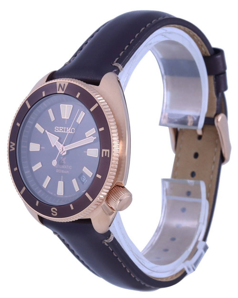 Seiko Prospex Land Tortoise Automatic Diver Brown Dial SRPG18J1 200M Mens Watch