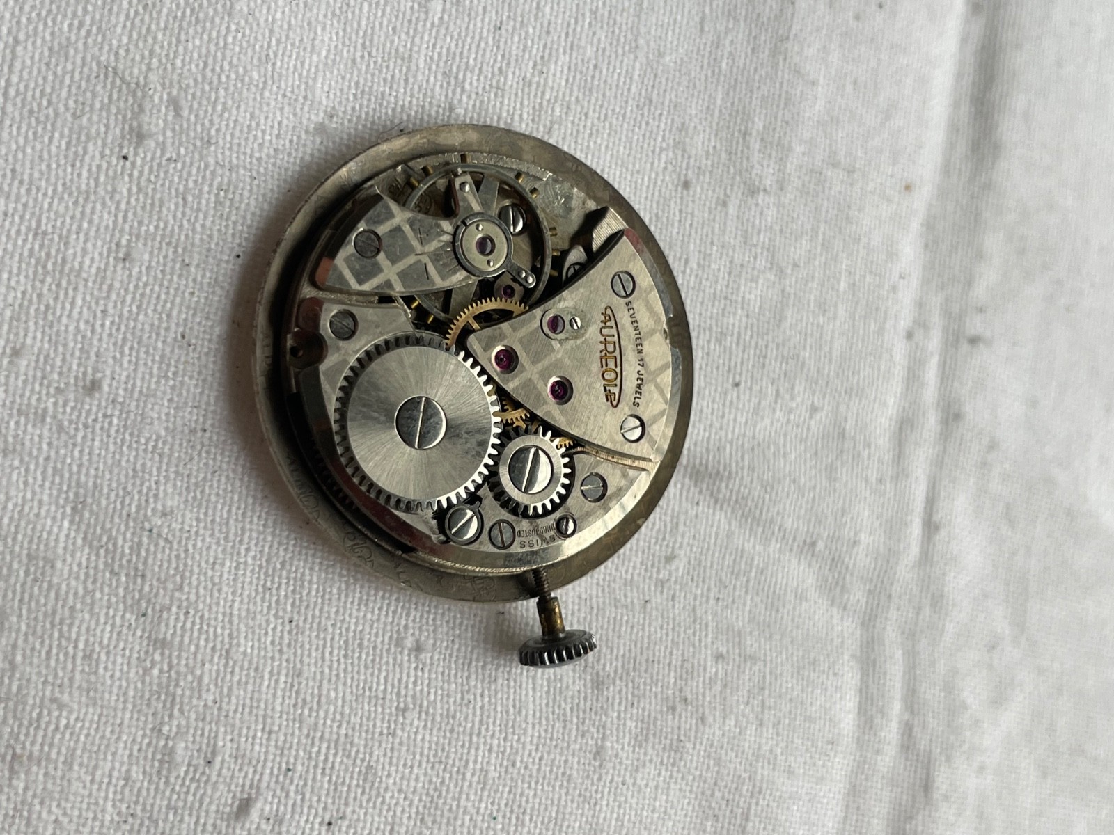 Aureole 17 jewels – movement for mens watch AS IS – lot 0604