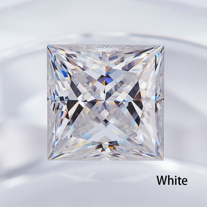US Pass Test Princess Cut 0.1-5ct Moissanite Loose 1-5pcs GRA VVS1 Wholesale