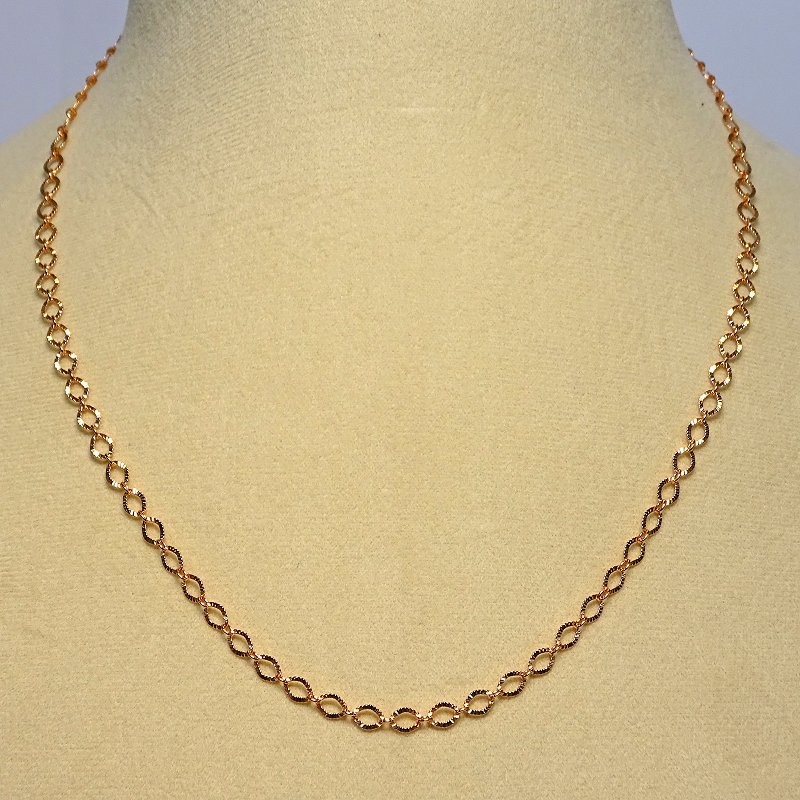 Pure Solid Copper Cube Chain Design Wire Wrapping Antique Necklace Copper PG 02