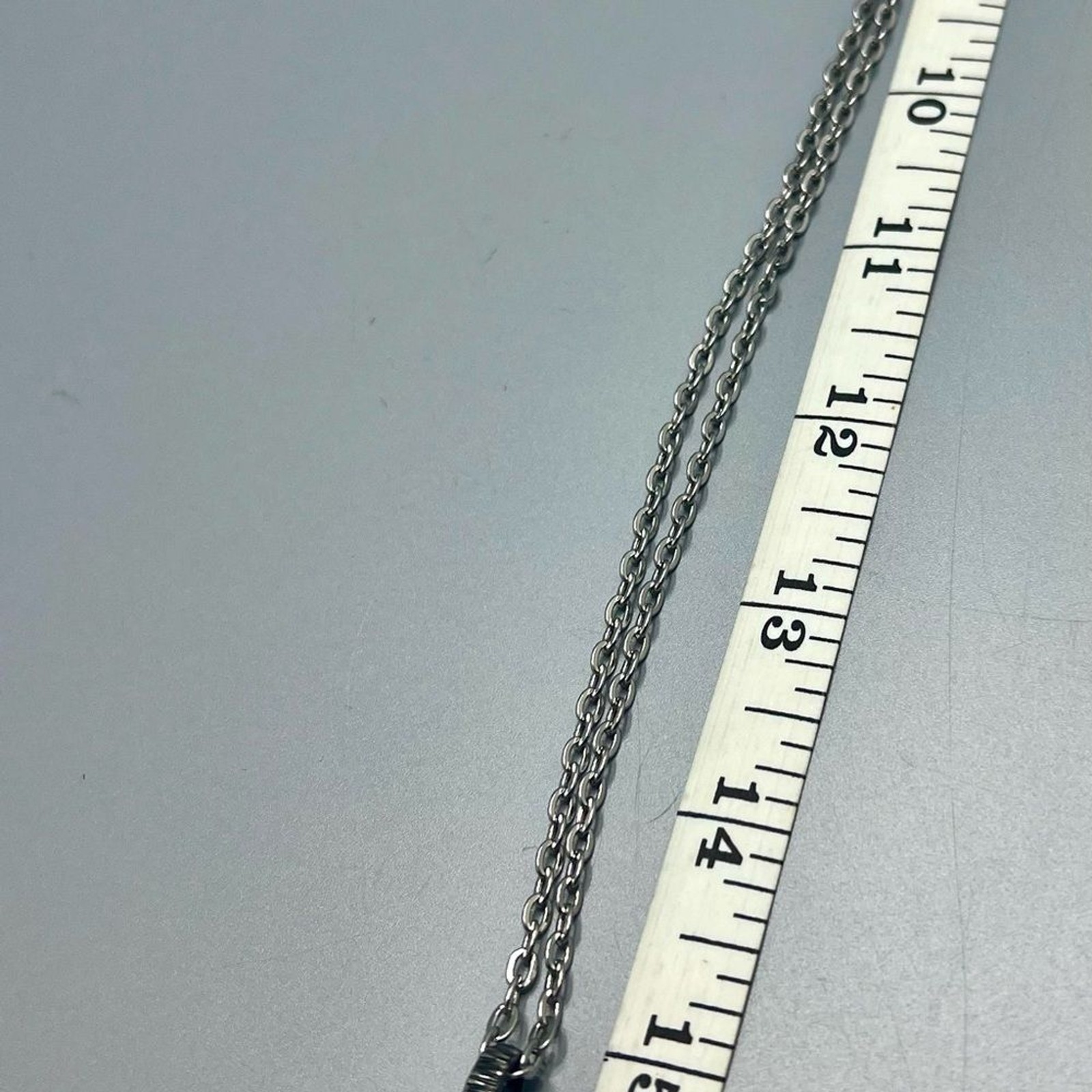 Triton Stainless Steel Woven Design Crucifix Necklace Unisex