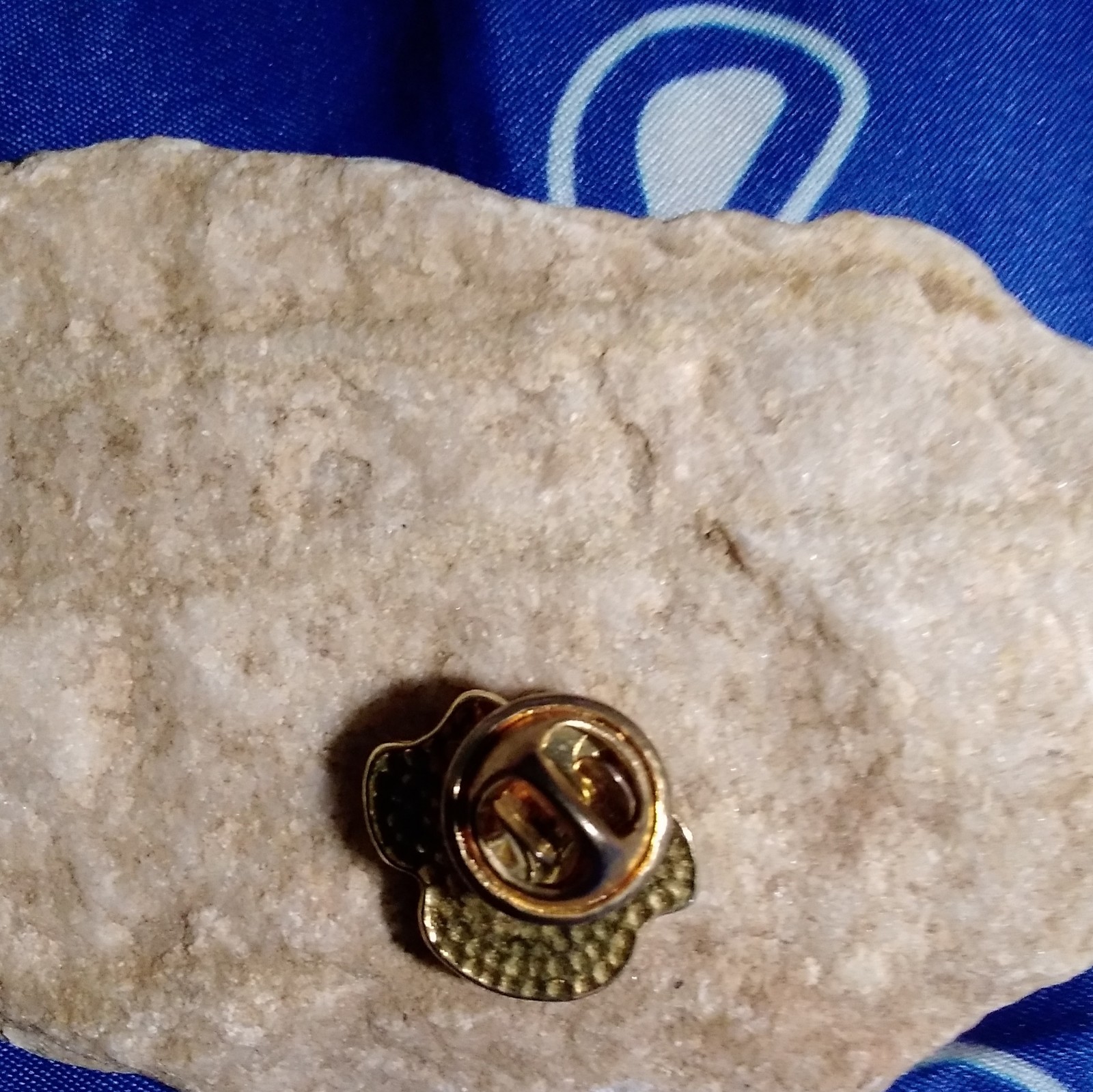Gold Tone Paw Print Clutch Back Lapel Pin – Metal Animals & Insects Theme