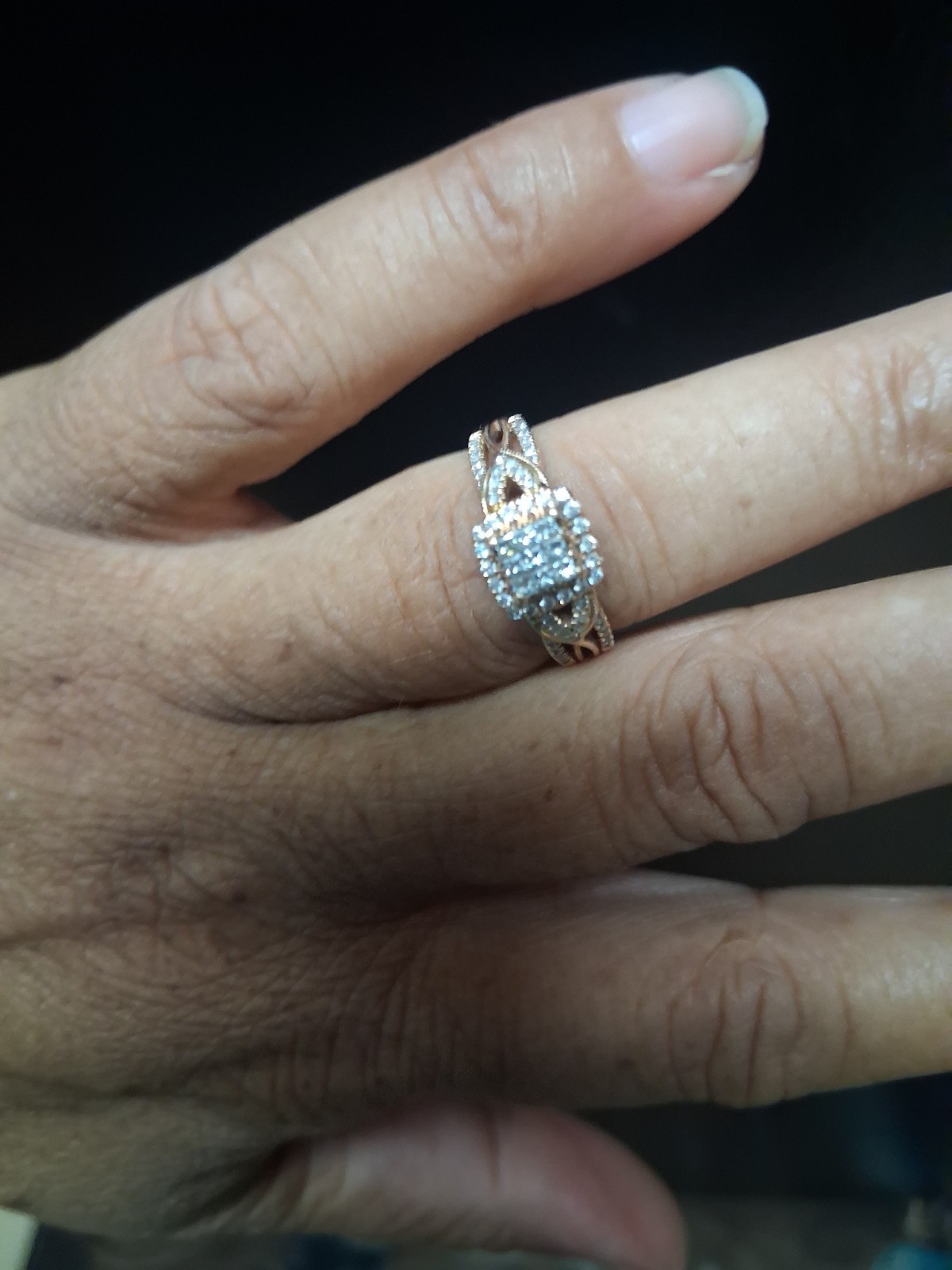 AUTHENTIC… 10k 🌹 Gold Engagement Ring 💍 Kay Jewelers