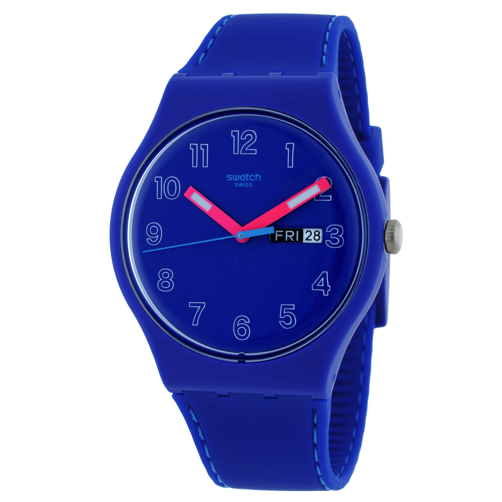 Swatch Originals The January Collection Cobalt Disco Blue Dial Men’s Watch