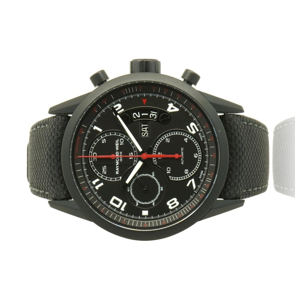 Raymond Weil Black PVD Freelancer Urban Black Chronograph 42mm