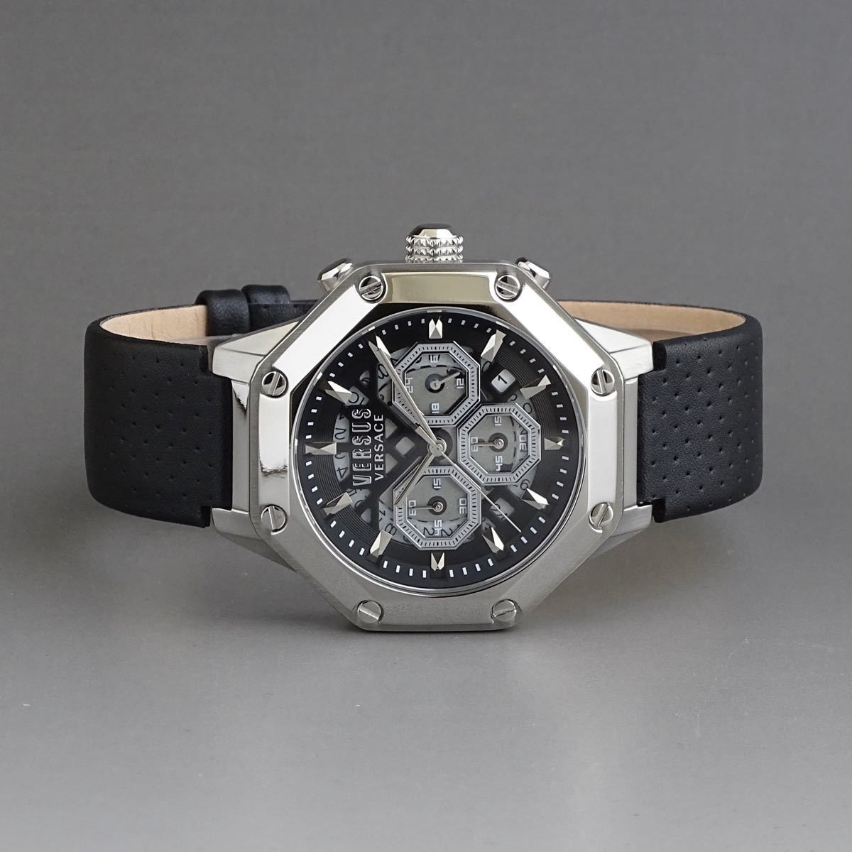 NEW Versus Versace Men’s Watch 45mm Octagonal Waterproof