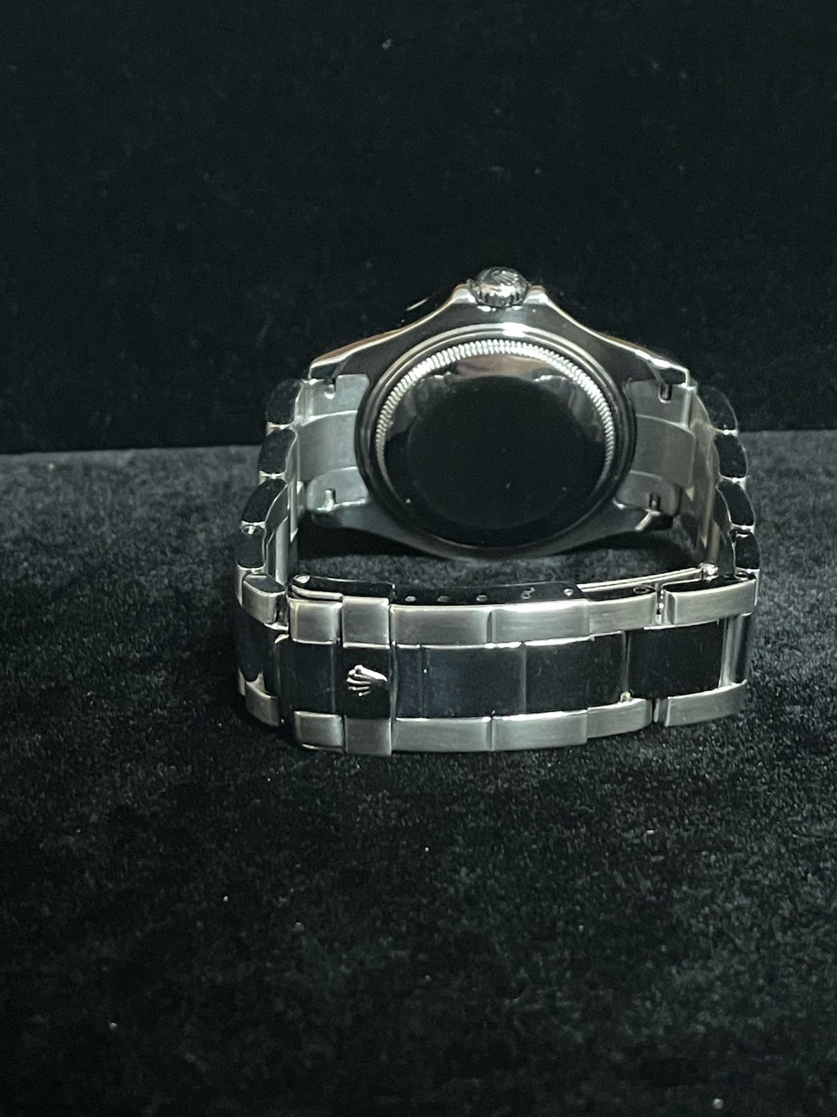 1999 Rolex Yacht-Master 168622 Platinum Dial SS Midsize No Papers 35mm