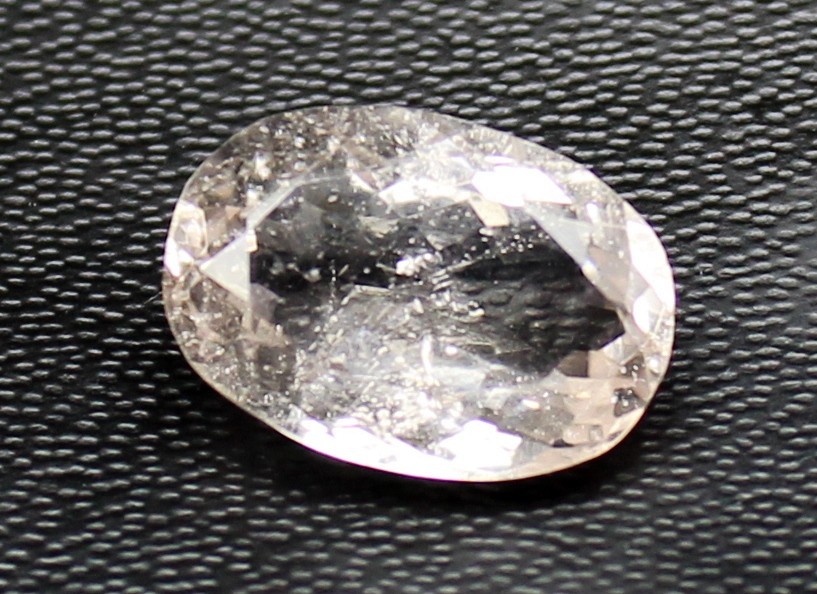 Natural Morganite Gemstone, 16×10 mm Faceted Oval Pink Loose Stone For Jewellery