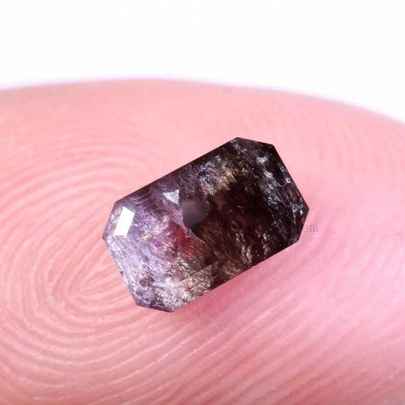 0.66 Carat Natural Diamond Emerald Shape Loose Diamond Fancy Diamond For Ring