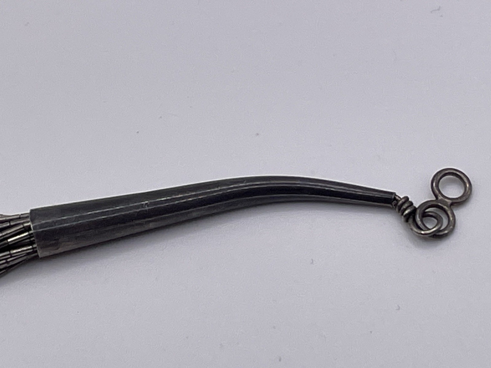 Vintage Liquid Silver Necklace 20 Strand 24 1/2″ Sterling Silver READ