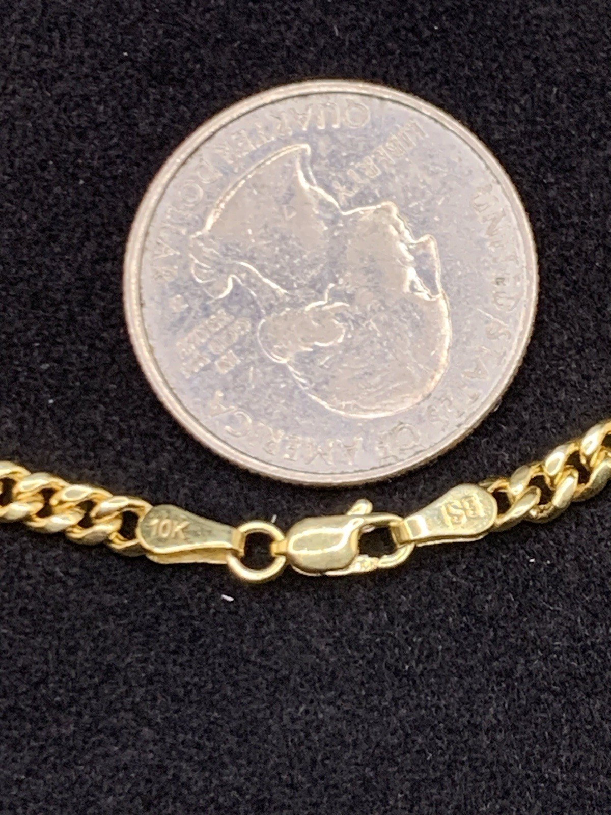 10k Yellow Gold Miami Cuban 7.5” 3.5mm