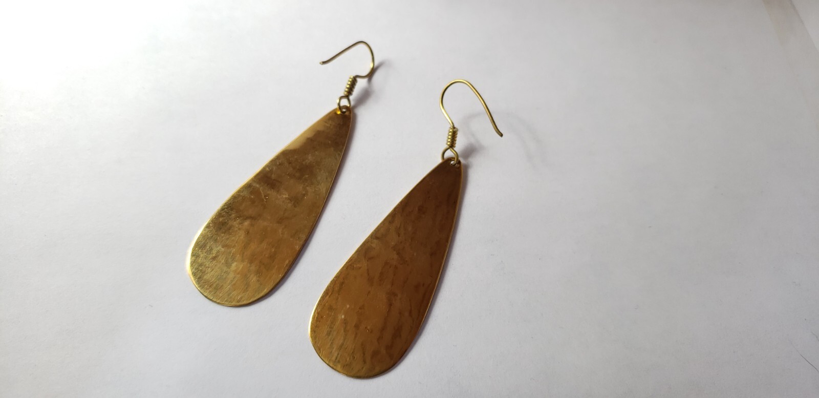 Handmade Southeast Asia Cambodia Ethnic Plant design and teardrop shape Earrings