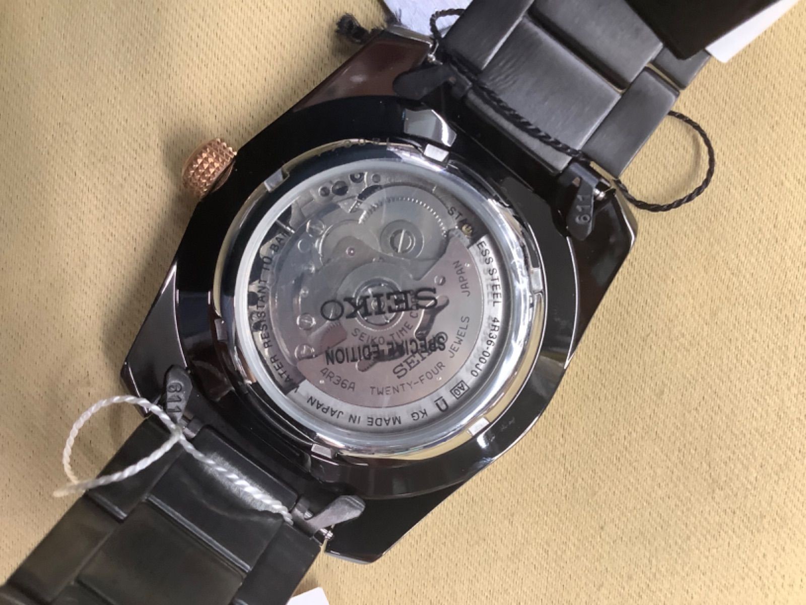 Seiko 5 Sports Overseas Model Automatic Black Dial SRP172J1