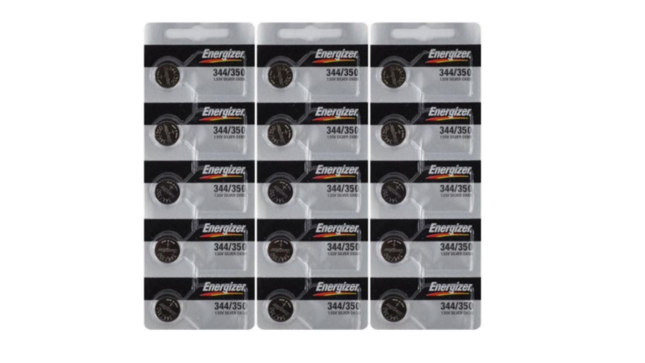 15 NEW Energizer 344/350 SR1136SW Silver Oxide Watch Batteries 1.55V-