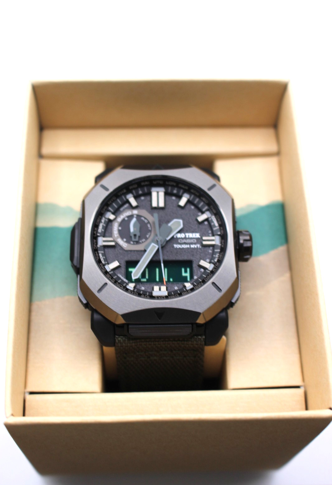 CASIO PRO TREK PRW-6900YB-3JF CORDURA Band Radio Solar Digital Men Watch Gift