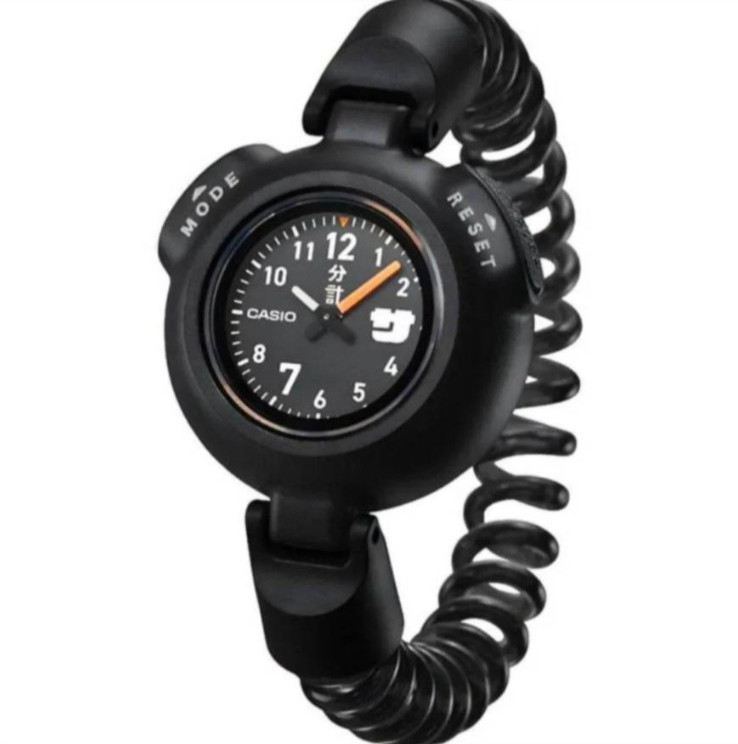 CASIO Sauna Watch “Sauna Watch” Black ＆ Orange pair set NEW from Japan