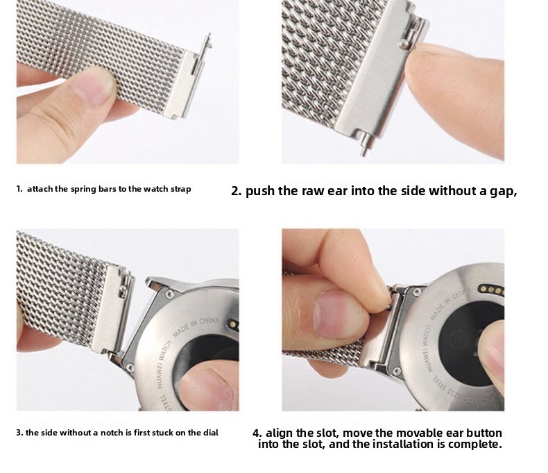 Waterproof Ceramic Watch Band Strap 14 15 16 17 18 19 20 21 22mm with Tools