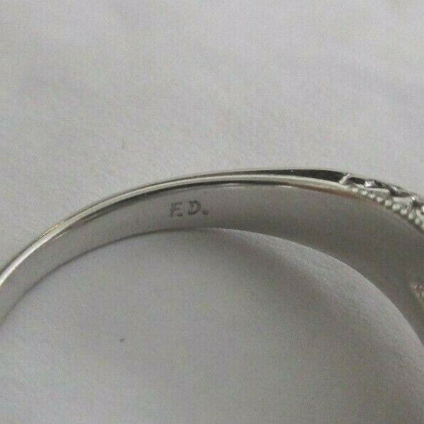 F.D 1.10 Carat 14K Gold Diamond Engagement Ring Center=.40 F-SI2 Value=$6,950