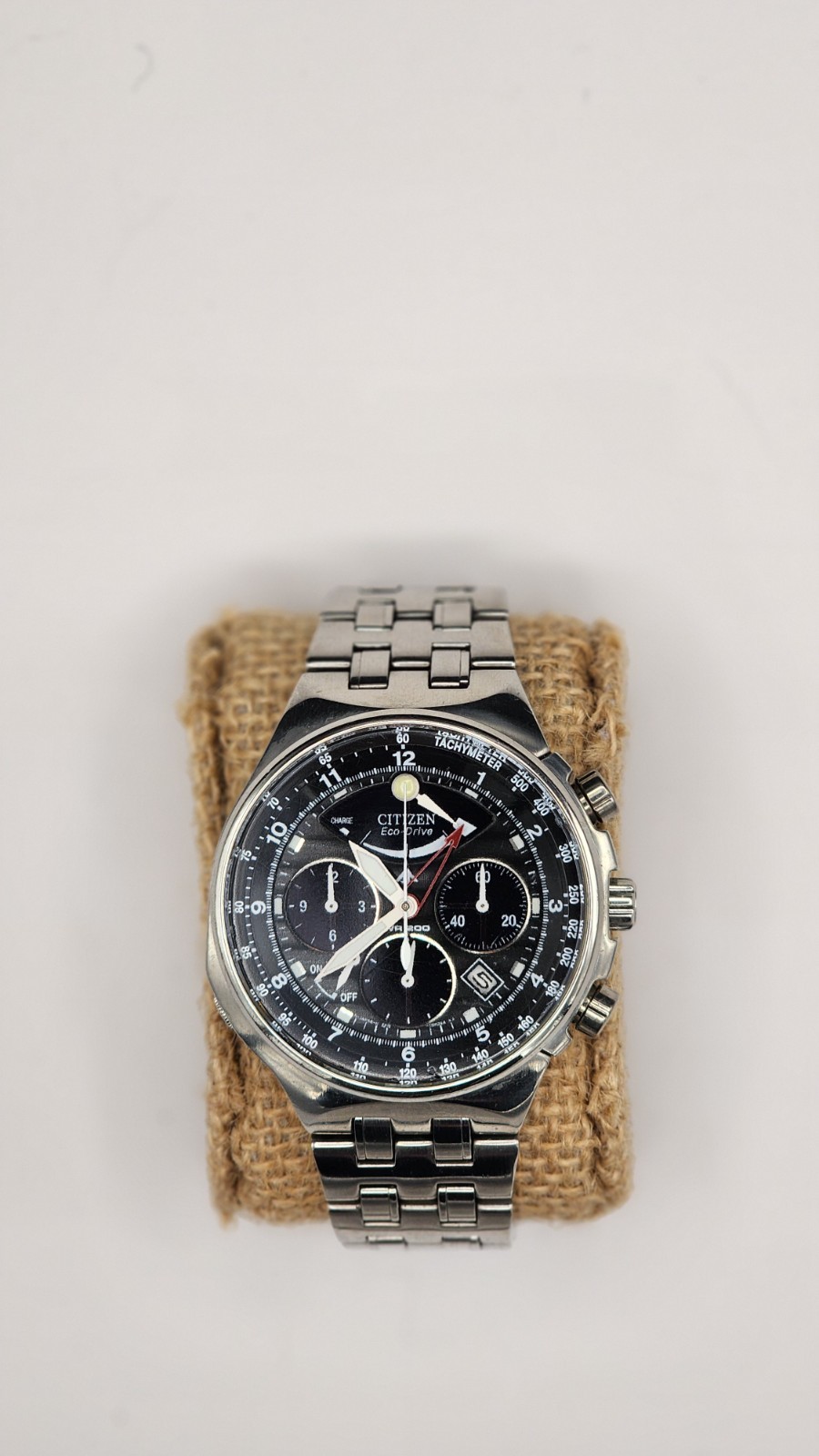 Citizen Eco-Drive Stainless Caliber 2100 Chronograph