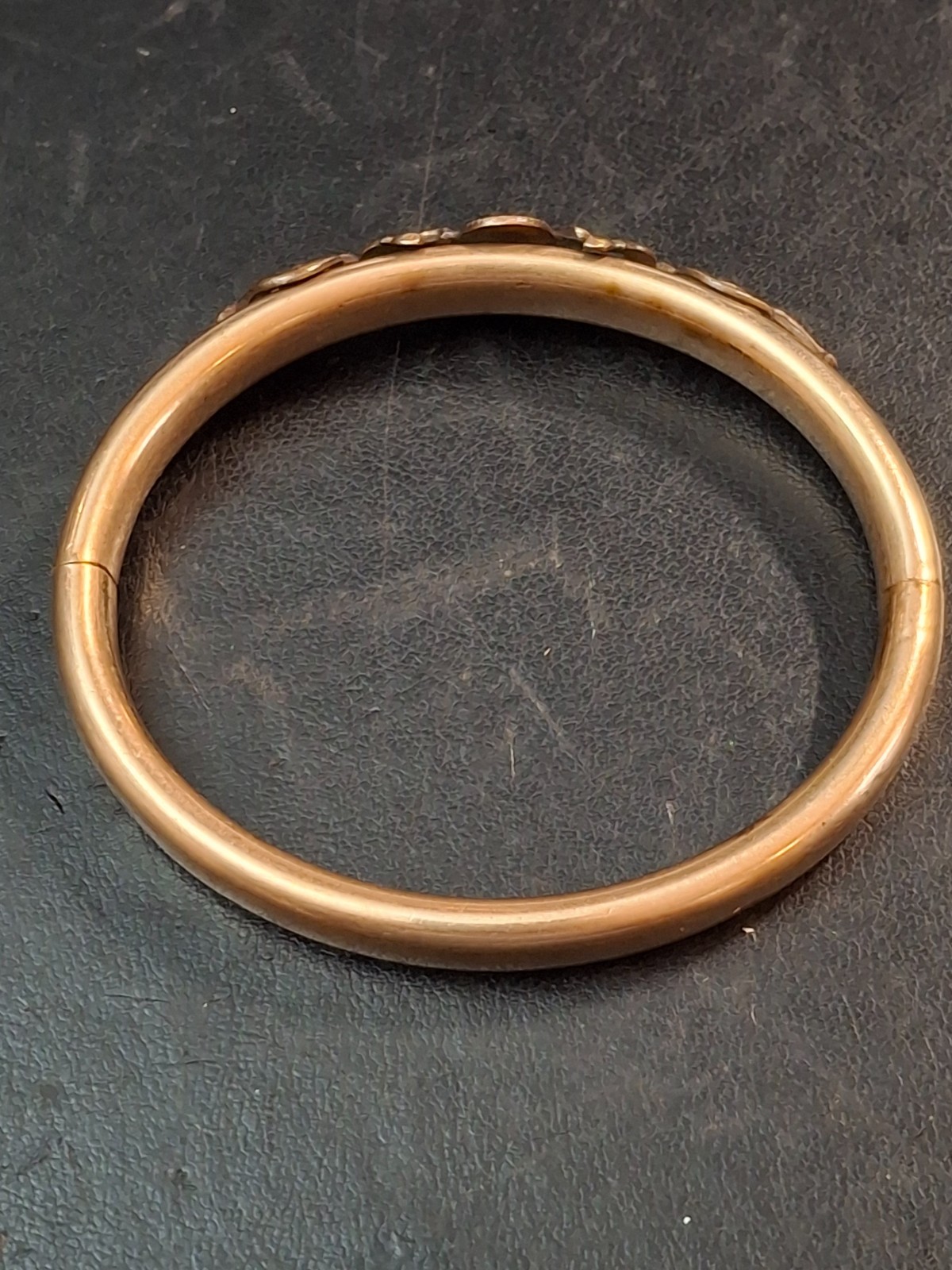 Antique Art Nouveau S.O.Bigney & Co Bangle Bracelet Signed
