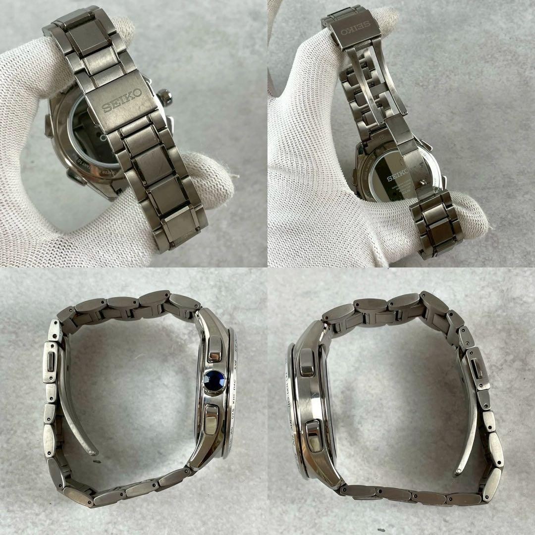 Regular 154 000 yen working Seiko solar wristwatch 8B92 0AT