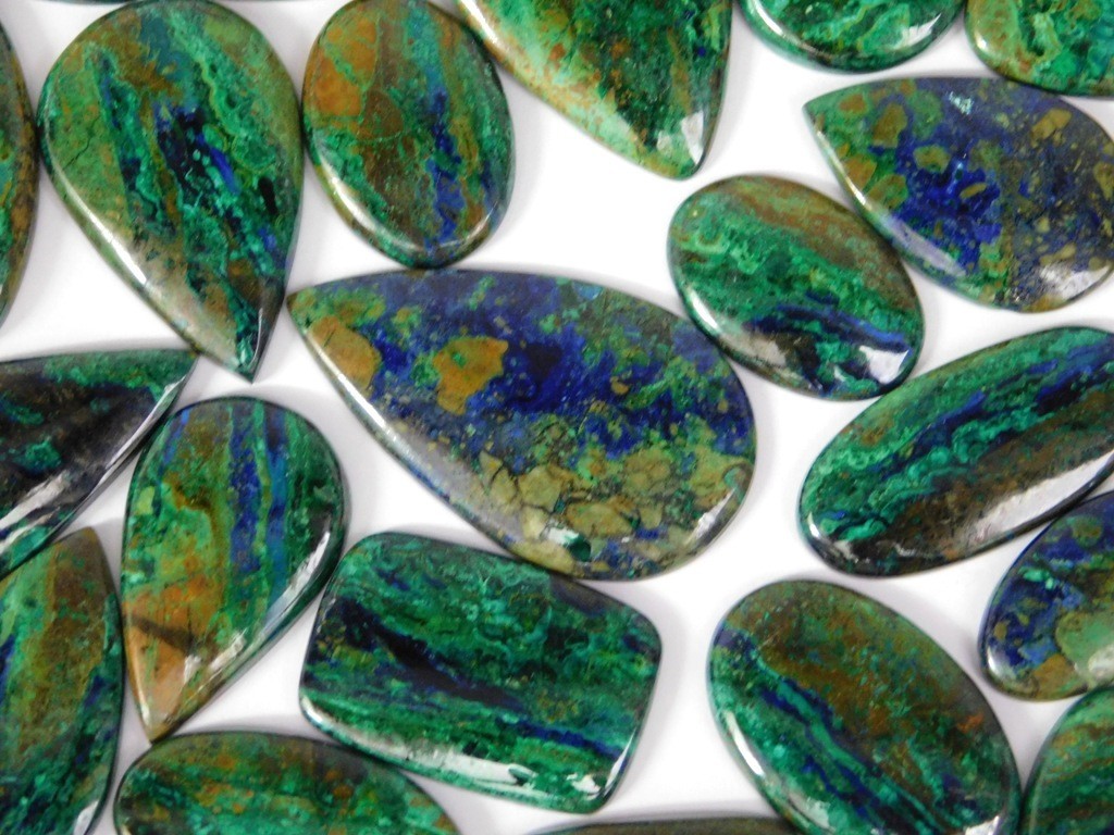 Natural Shattuckite Cabochon Gemstone For Making Jewelry Wholesale Lot 71333