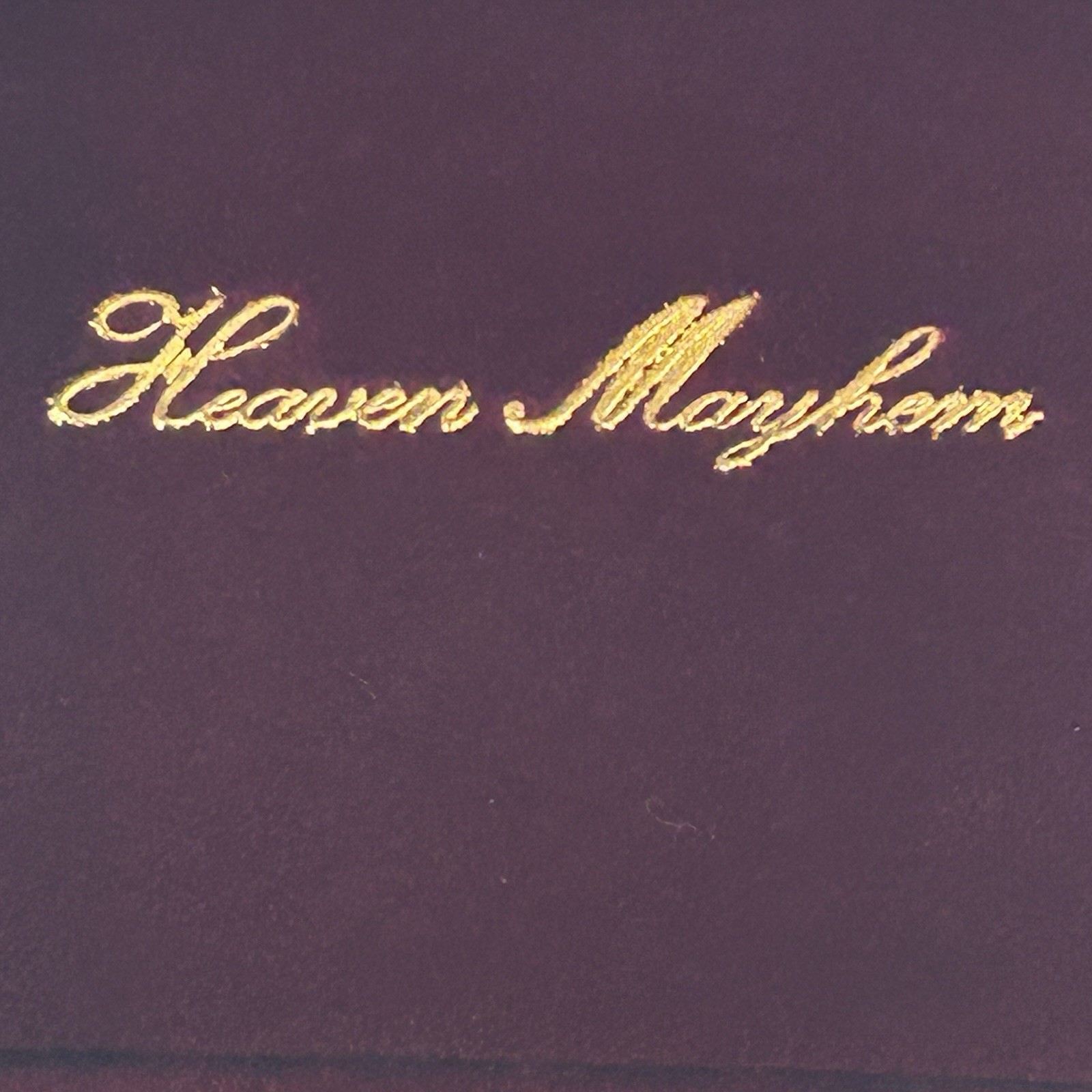 Heaven Mayhem THE ICON WATCH Black/Gold