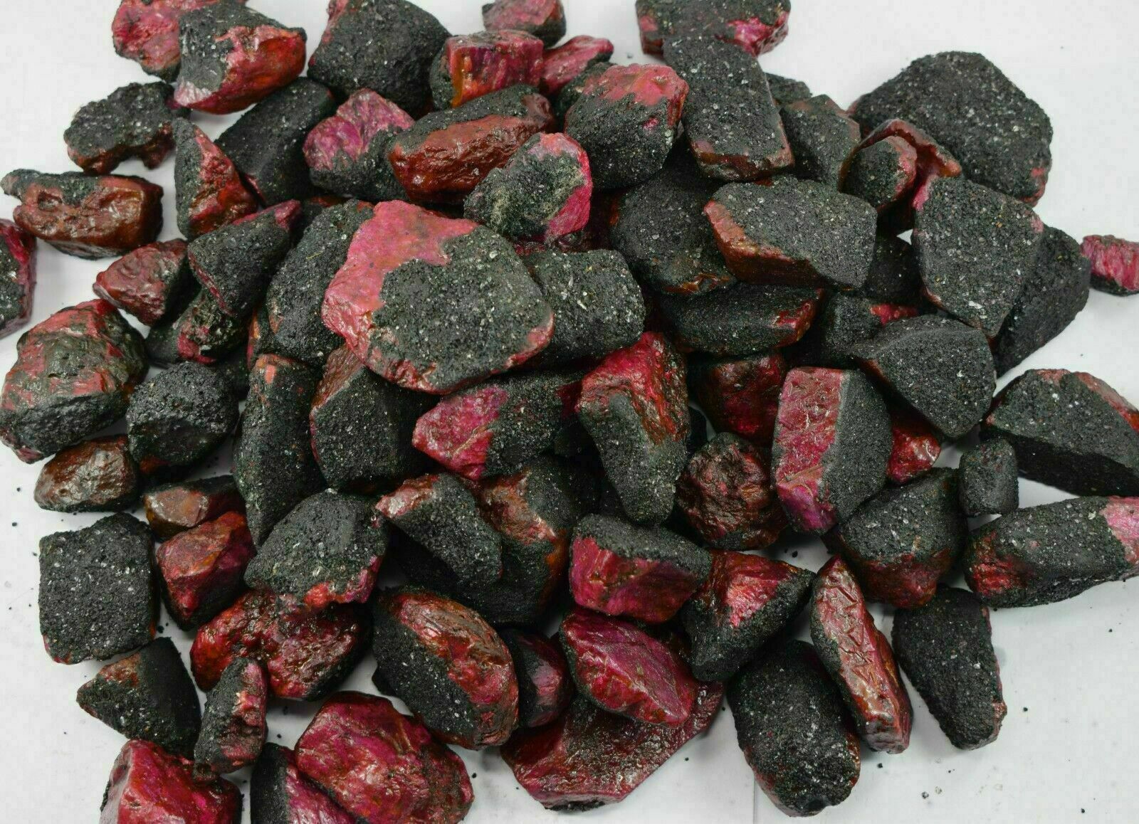 DYED 4.5 Kg South African Natural Red Ruby Gemstone Rough Wholesale Lot