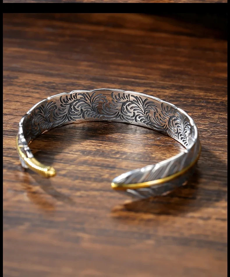 2025 Hot Angel Wings Bracelet Vintage Chic Copper Bracelet Adjustable