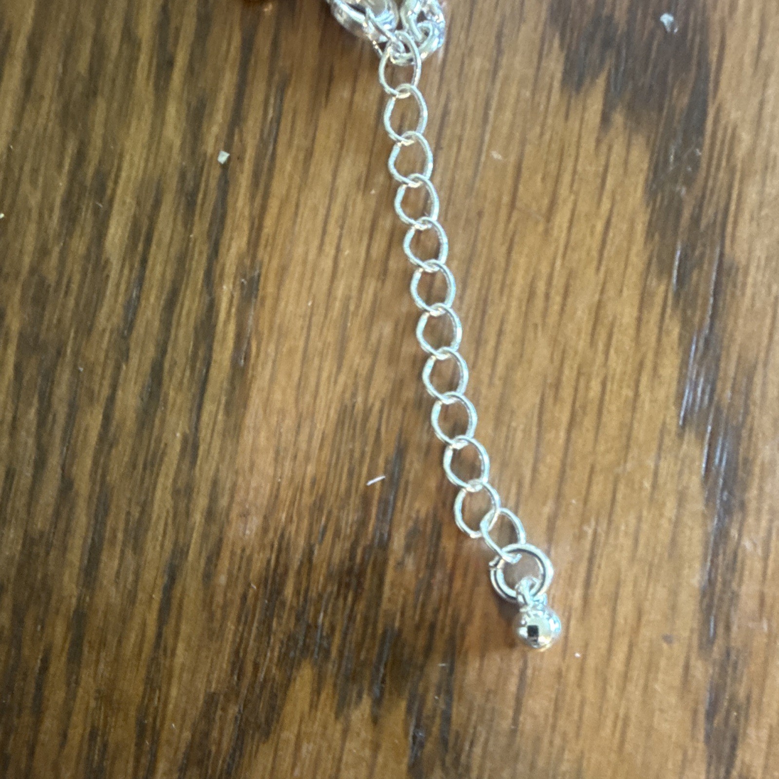 Style Dots Silver-Tone Snowflake Dangle Charm Cable Bracelet – Lobster Clasp Sl