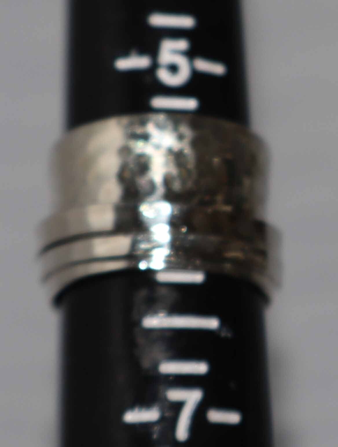 Silpada Sterling Silver Faux Blue Opal Spinner Wide Band Ring R0897 Size 6