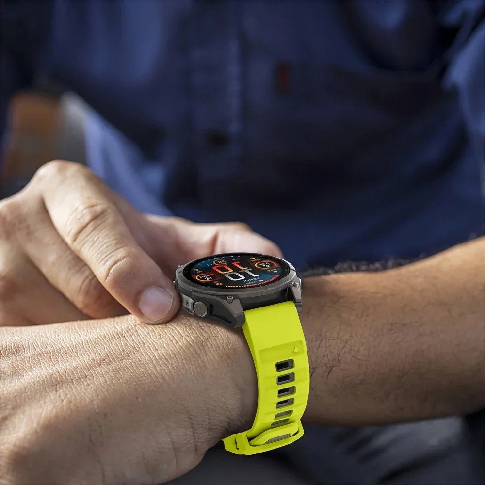 Premium Sport Strap for Fenix 8 QuickFit Silicone Band for Garmin Fenix 47/51mm