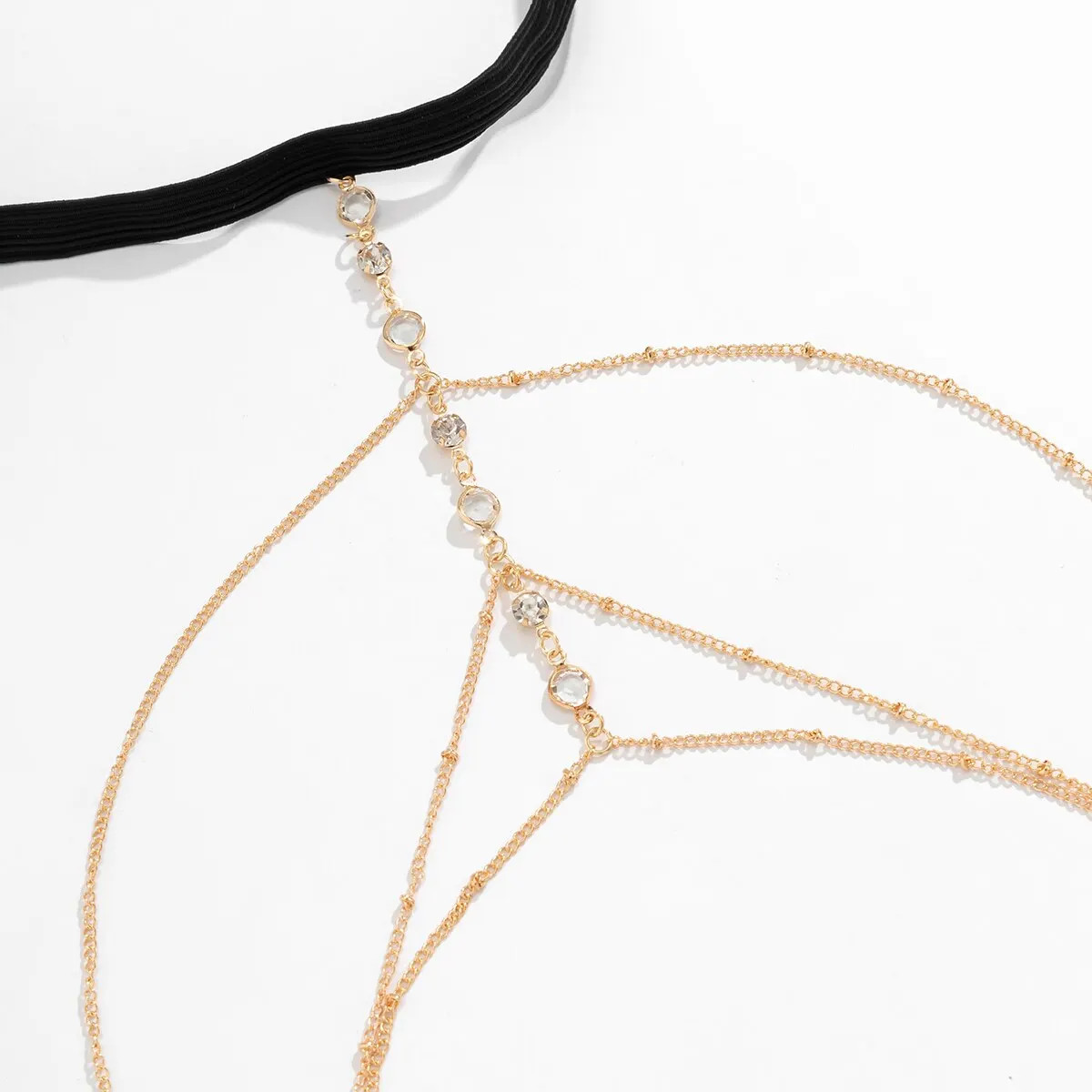 Crystal Leg Thigh Chain for Women Sexy Tassel Body Jewelry Dress Decorate