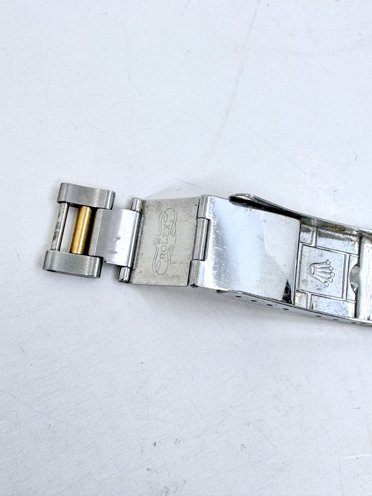 Rolex flip lock Clasp for Steel & Gold Oyster Bracelet Code 93153 18 year 1996