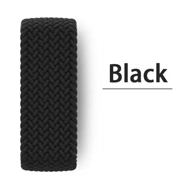 Braided Solo Loop Band Strap for Apple Watch 9 8 7 6 5 4 SE 40 44 41 45mm