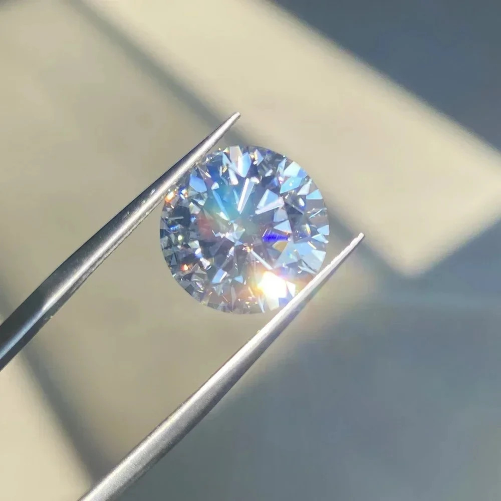 Colorful 0.1ct-5ct Full Size Loose Moissanite Stone VVS1 Gemstones GRA Wholesale