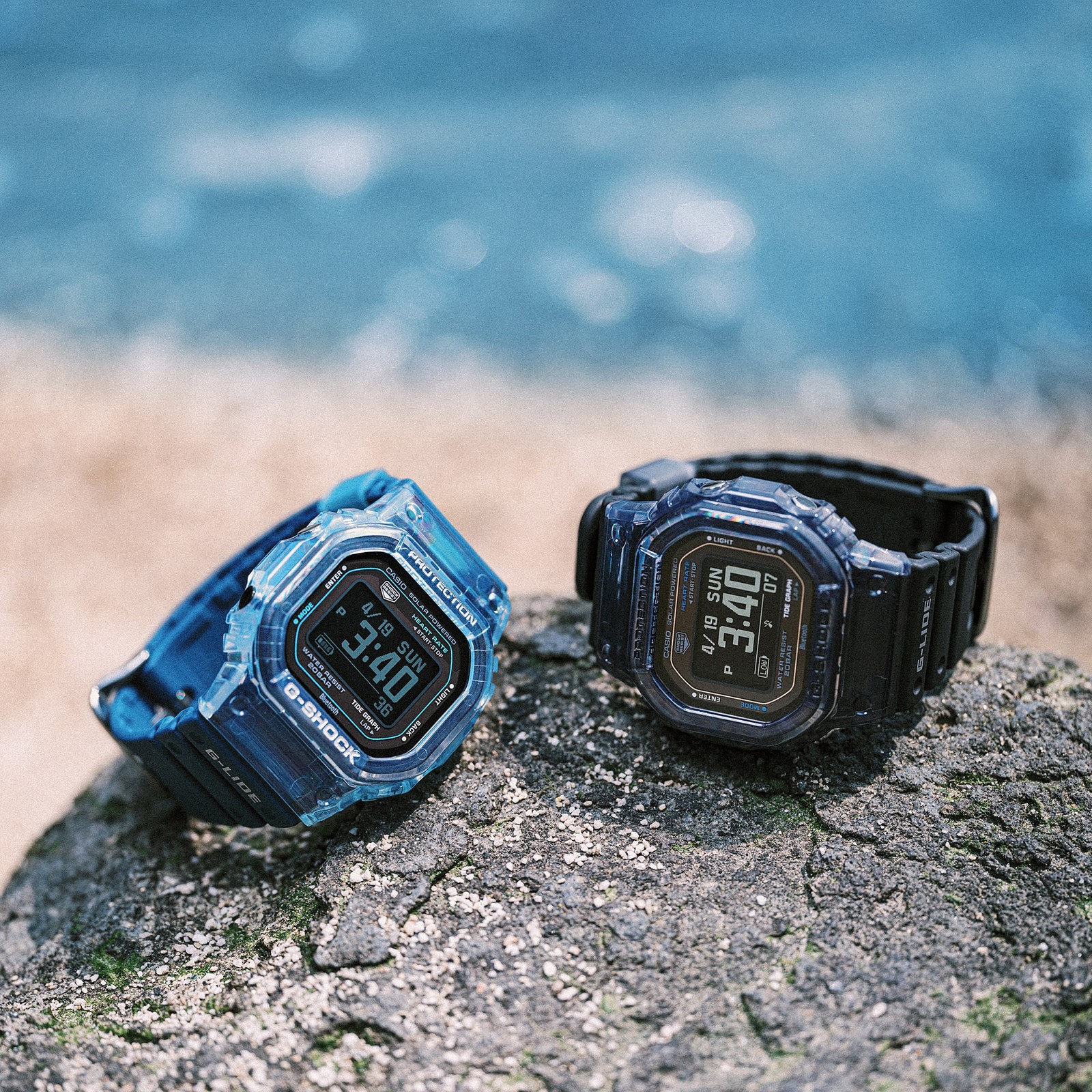 CASIO G-SHOCK GBX-H5600-1JR G-LIDE Bluetooth Tough Solar Black MIP Watch 45.4mm